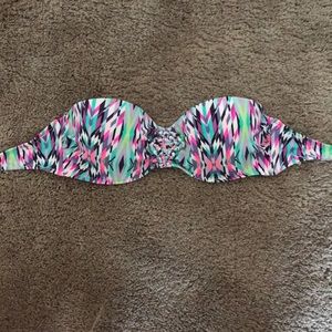 BANDEAU BATHING SUIT TOP TRIBAL